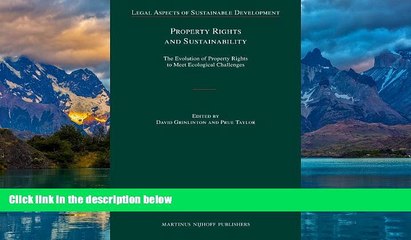 Download Video: Big Deals  Property Rights and Sustainability (Legal Aspects of Sustainable Development)  Best