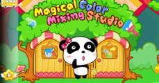 Magical Color Mixing Studio Game Fun Baby Bus Video