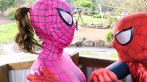 Spiderman Vs Spidergirl - Superhero Battle! w_ Hulk and Joker Superhero Time Adventures Episode 3_5!-r51UaCnaWcc