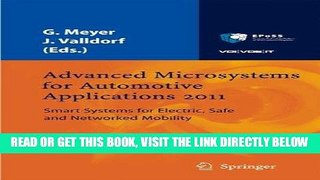 [FREE] EBOOK Advanced Microsystems for Automotive Applications 2011: Smart Systems for Electric,