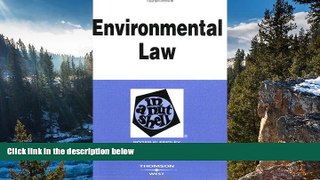 Big Deals  Environmental Law in a Nutshell (Nutshell Series)  Full Read Best Seller