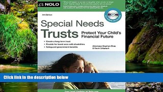 READ FULL  Special Needs Trusts: Protect Your Child s Financial Future (Special Needs Trust: