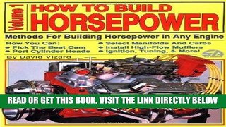 [READ] EBOOK How to Build Horsepower: Volume 1 ONLINE COLLECTION