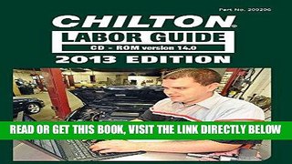 [FREE] EBOOK Chilton Labor Guide Manuals for Domestic and Imported Vehicles, 2013- [2 Volume Set]