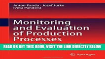 [FREE] EBOOK Monitoring and Evaluation of Production Processes: An Analysis of the Automotive