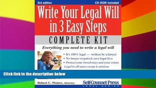 READ FULL  Write Your Legal Will in 3 Easy Steps - US: Everything you need to write a legal will