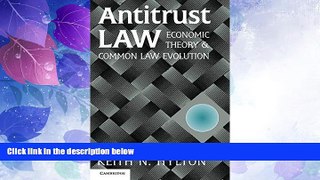 Big Deals  Antitrust Law: Economic Theory and Common Law Evolution  Full Read Most Wanted