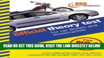 [FREE] EBOOK The Official Theory Test for Car Drivers and Motorcyclists: Valid for Tests Taken