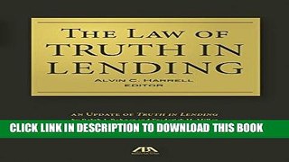 [PDF] The Law of Truth in Lending: An Update of Truth in Lending by Ralph J. Rohner and Frederick