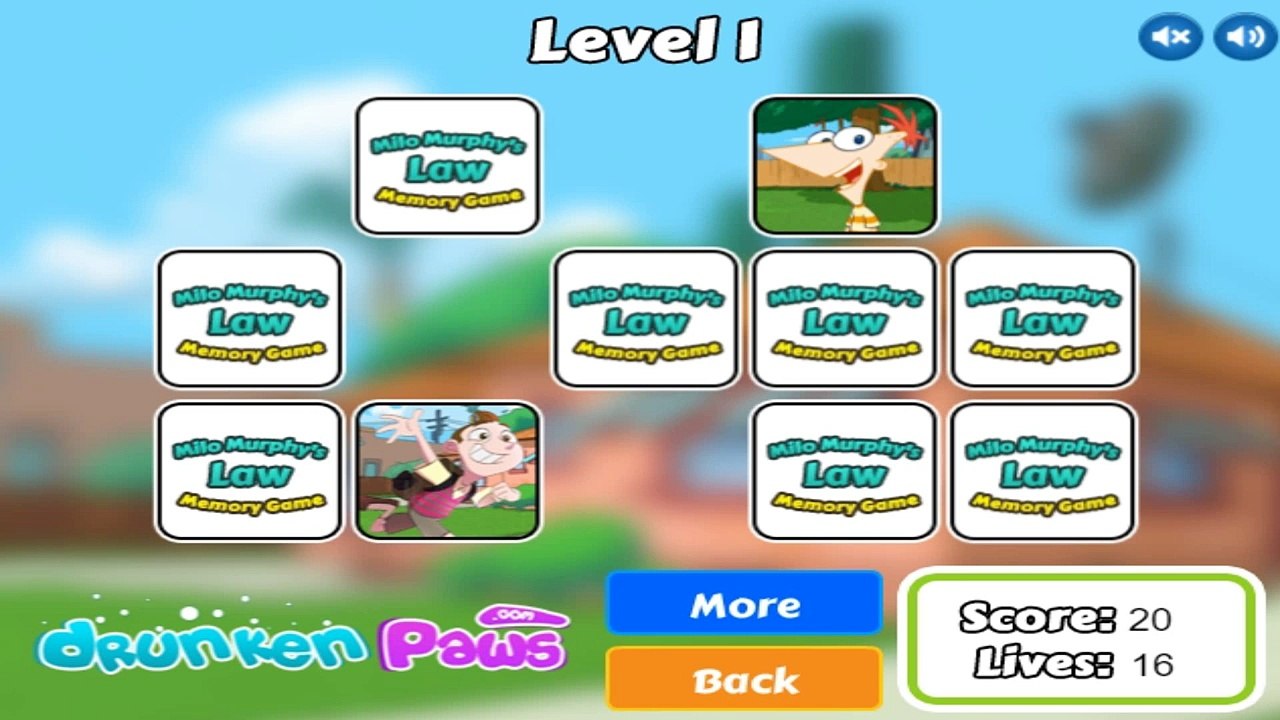 Milo Murphys Law Memory - milo murphys law logic games