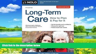Books to Read  Long-Term Care: How to Plan   Pay for It  Best Seller Books Most Wanted