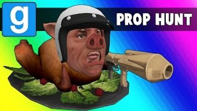 Gmod Prop Hunt Funny Moments - MC Wildcat! (Garrys Mod)