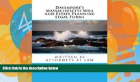 Big Deals  Davenport s Massachusetts Will And Estate Planning Legal Forms  Best Seller Books Best