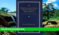 READ FULL  Materials   Cases on Law Practice Management: A Learning Tool for Law Students  Premium