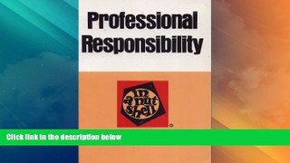 Big Deals  Professional Responsibility (Nutshell series)  Best Seller Books Best Seller