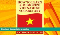 EBOOK ONLINE  How To Learn And Memorize Vietnamese Vocabulary ... Using A Memory Palace