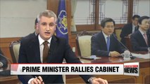 Prime Minister rallies Cabinet and calls for officials to not waver in their duties