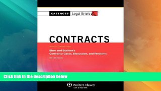 Big Deals  Casenotes Legal Briefs: Contracts Keyed to Blum   Bushaw, Third Edition (Casenote Legal