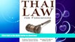 READ BOOK  Thai Law for Foreigners - The Thai Legal System Easily Explained FULL ONLINE