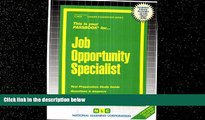 Choose Book Job Opportunity Specialist(Passbooks) (Career Examination Series)