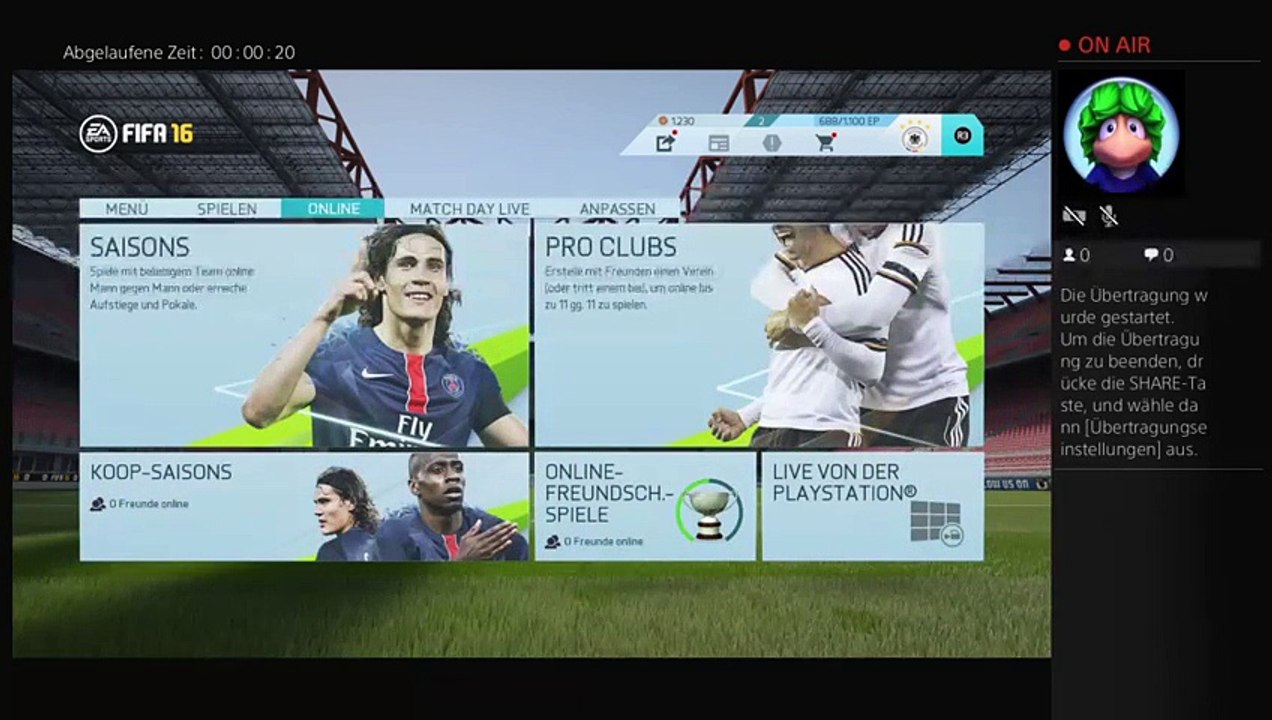 PS4-Live-Übertragung von ewan407