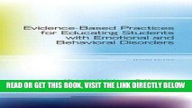 [Free Read] Evidence-Based Practices for Educating Students with Emotional and Behavioral