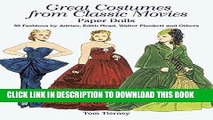 Read Now Great Costumes from Classic Movies Paper Dolls: 30 Fashions by Adrian, Edith Head, Walter