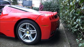 LOUD Ferrari Enzo huge revvs and accelerations!