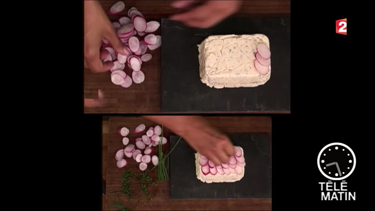 Gourmand - Terrine de Chèvre aux piments d’Espelette