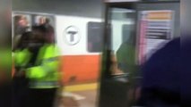 Commuters break windows to flee smoke-filled train in Boston
