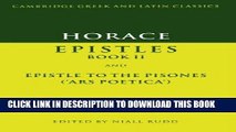 [Free Read] Horace: Epistles Book II and Ars Poetica Free Online