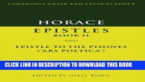[Free Read] Horace: Epistles Book II and Ars Poetica Full Online