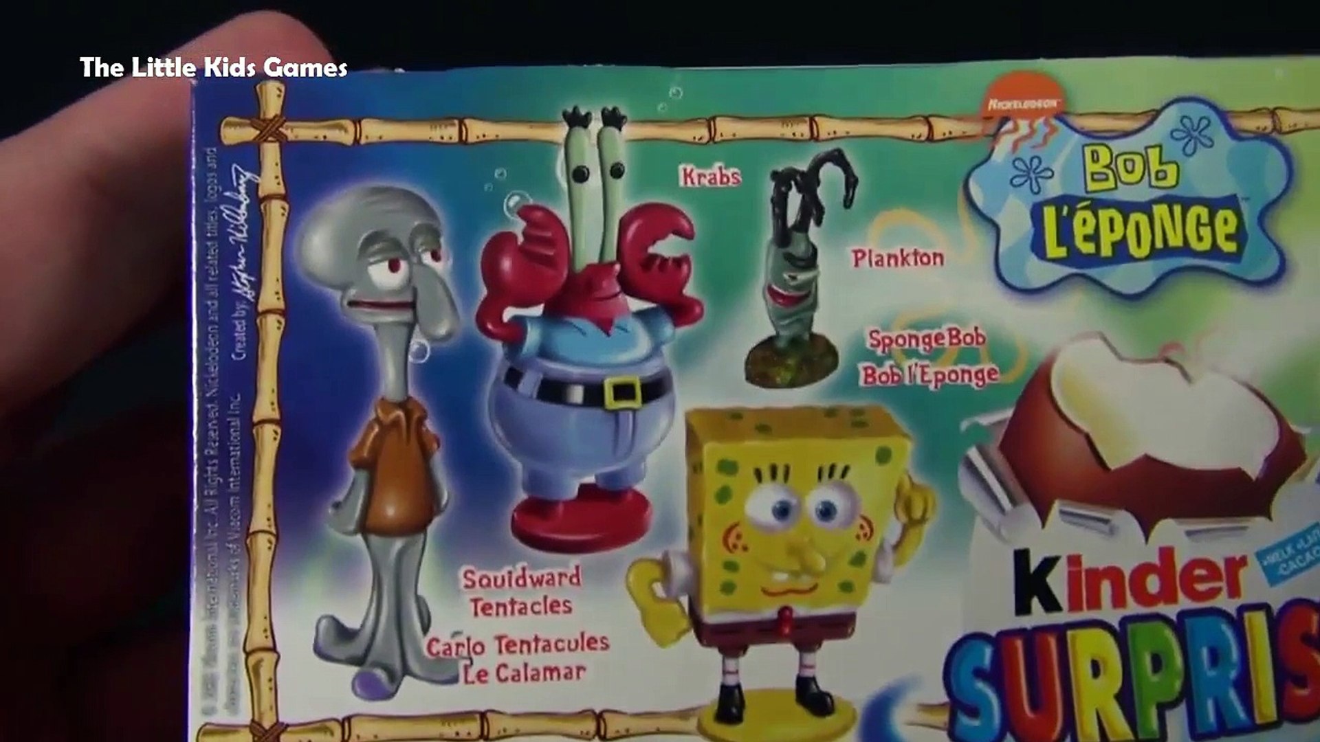 Spognebob Kinder Surprise Eggs Unboxing Show Spongebob Patrick Monster Hotel