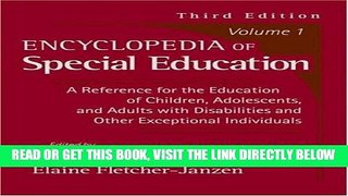 [Free Read] Encyclopedia of Special Education: A Reference for the Education of Children,