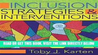 [Free Read] Inclusion Strategies and Interventions Free Online