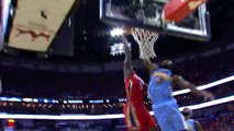 Lance Stephenson Met un énorme dunk sur Kenneth Faried