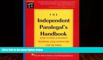 Books to Read  The Independent Paralegal s Handbook: Everything You Need to Run a Business