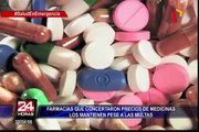 Farmacias mantienen precios concertados pese a multas