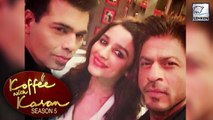 Shahrukh And  Alia In Koffee With Karan Episode 1