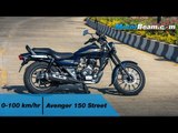 Bajaj Avenger 150 Street - 0-100 km/hr | MotorBeam