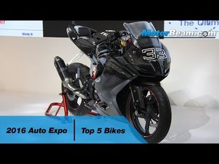 Top 5 Bikes At Auto Expo 2016 | MotorBeam