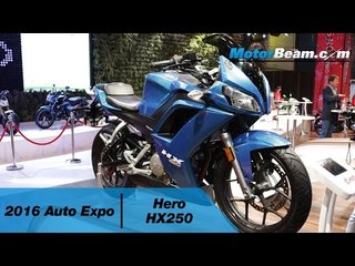 Hero HX250 - Auto Expo 2016 | MotorBeam