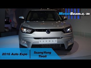 SsangYong Tivoli - Auto Expo 2016 | MotorBeam