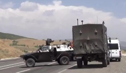 Bingöl'de askeri aracın geçişi sırasında patlama