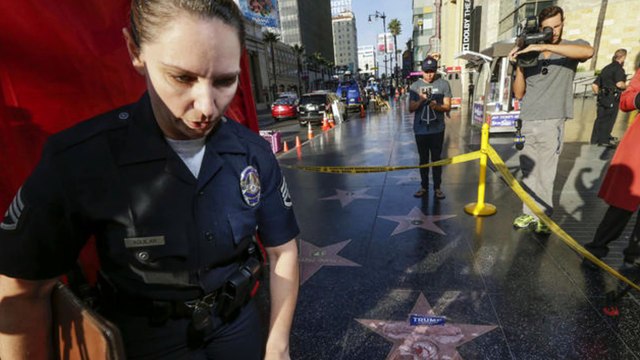 Trump Star on Hollywood Walk of Fame Is Smashed