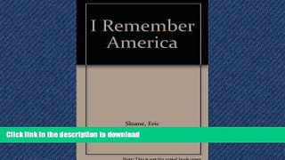 PDF ONLINE Eric Sloane s I Remember America READ NOW PDF ONLINE