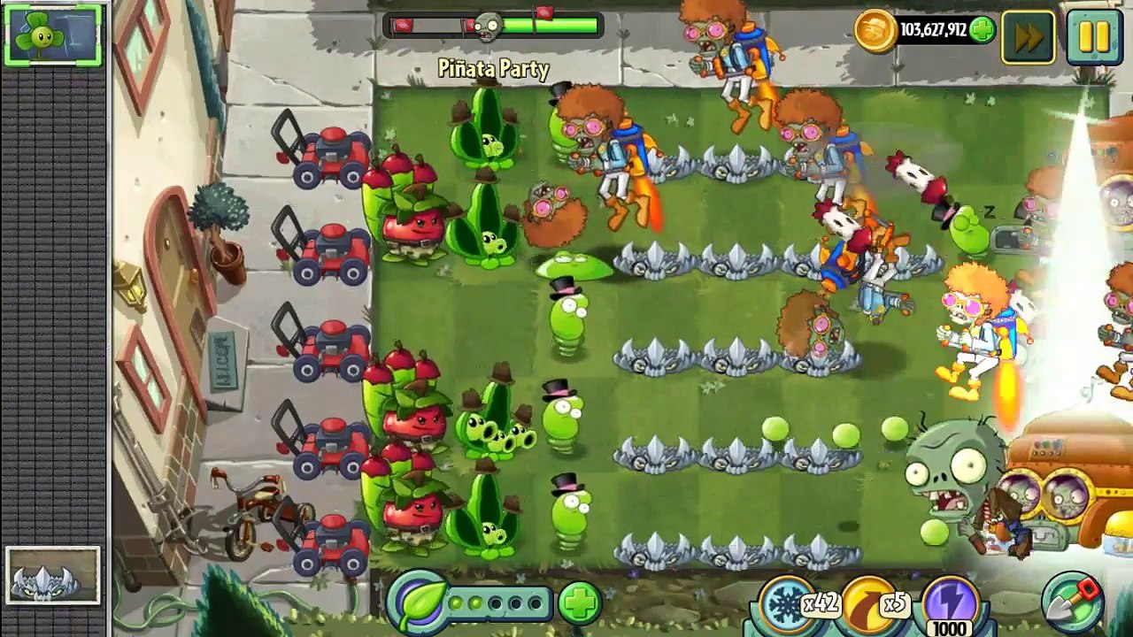 Plants vs Zombies 2 - Big Brainz Piñata Party October 8, 2016-lhZv3k2_hJ4