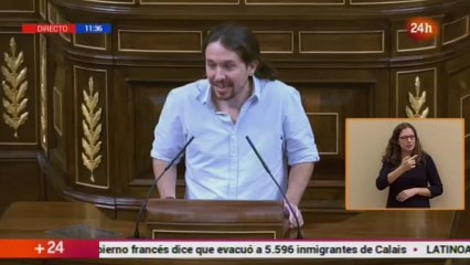 Iglesias a Rajoy: "Con los sms se maneja usted de maravilla"