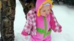 Cute Babies Playing in the Snow First Time Compilation 2016