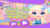 Baby Elsa New Room Makeover | baby elsa games | frozen disney games